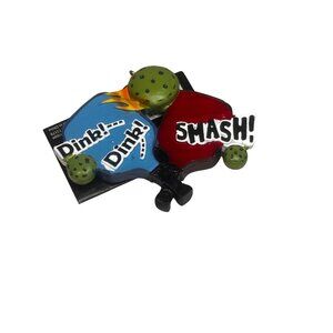 Pickleball Paddle Ball Christmas Ornament Hanging Sports Gift Dink it  Team Gift
